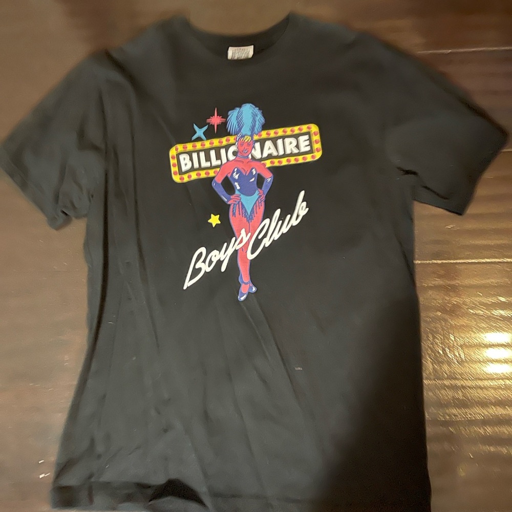 Billionaire Boys Club Black Short Sleeve Tee with Bold Graphic
